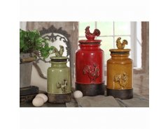 BÌNH GỐM SỨ CÓ NẮP - SET
